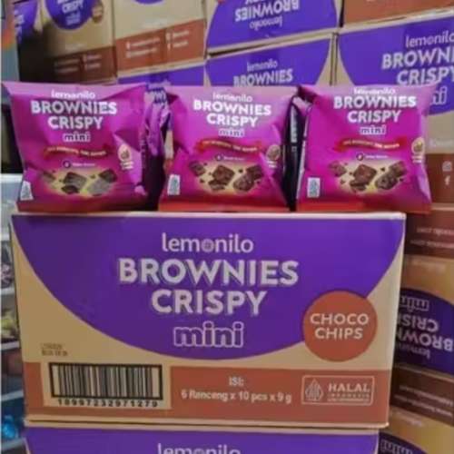 (HABIS) LEMONILO BROWNIES CRIPSY RENTENG ISI 10