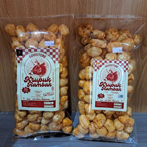 KERUPUK RAMBAK PEDAS