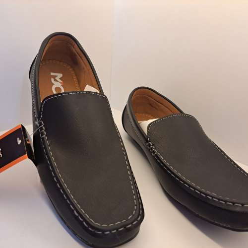 Sepatu Flat Pria HITAM POLOS "MJC"