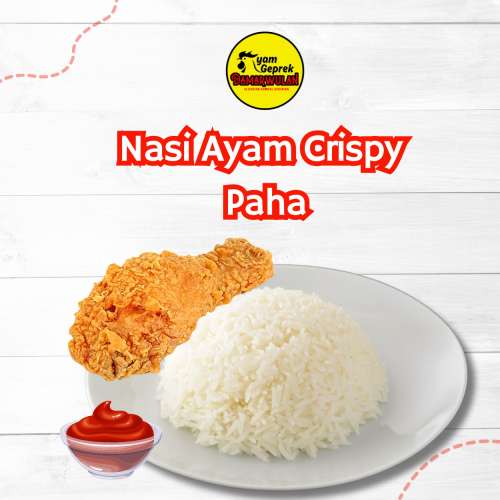 Nasi Ayam Crispy Paha