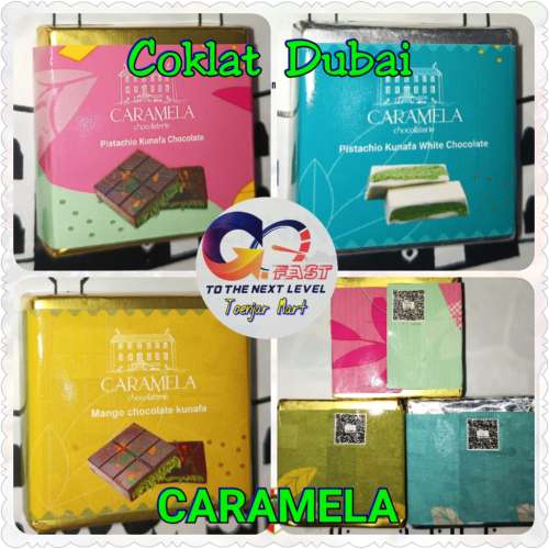 Coklat Dubai CARAMELA mini ( Barcode ) Asli dibawa dari Madinah