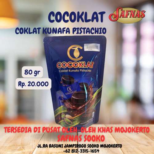 Cocoklat Coklat Kunafa Pistachio