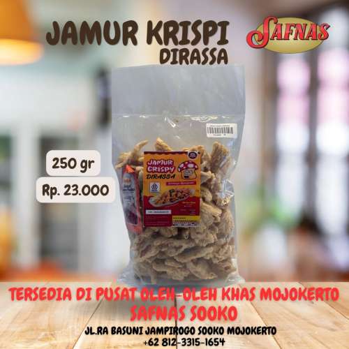 Jamur Crispy Dirassa 250gr