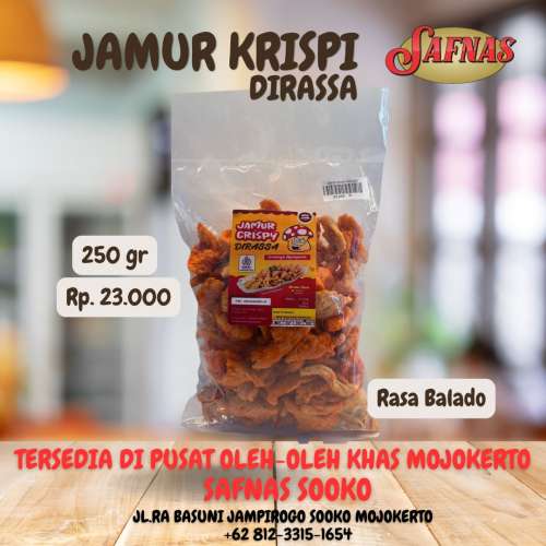 Jamur Crispy Dirassa 250gr