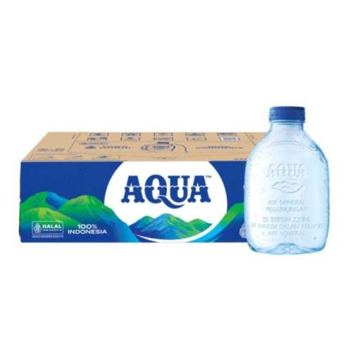AQUA botol mini 220 ML (isi 24)