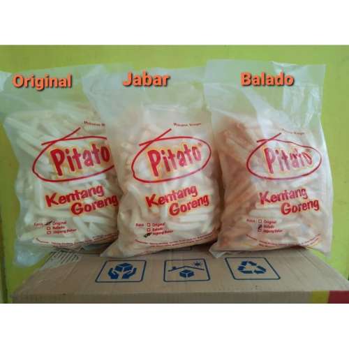 Pitato kentang goreng 250gr
