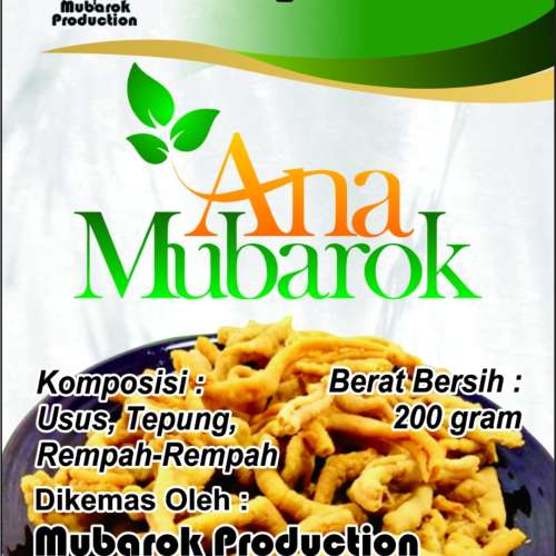 Keripik usus Ana Mubarok