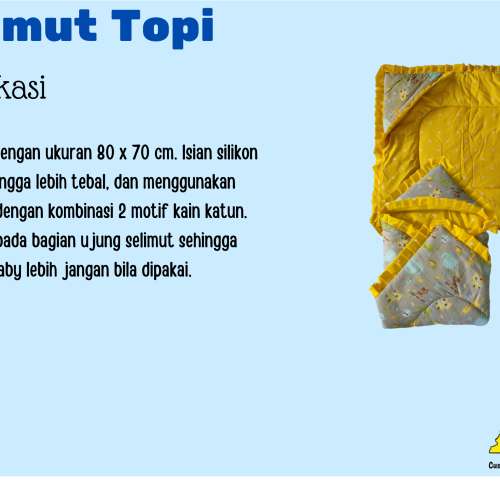 Selimut Baby Topi