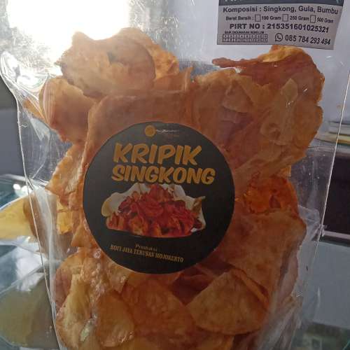 Kripik singkong pedas manis