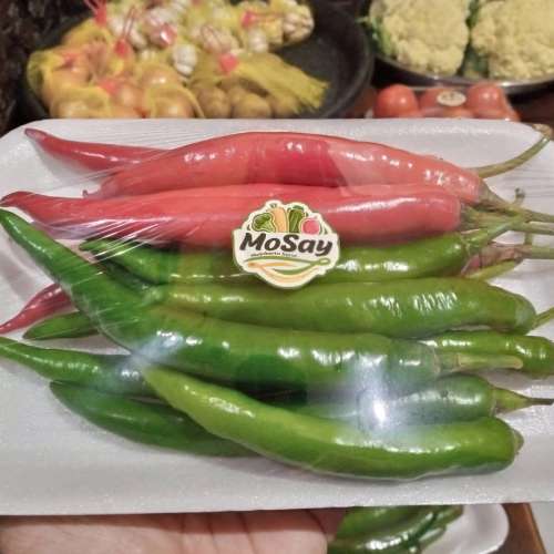 CABE BESAR MIX MERAH HIJAU SAYUR