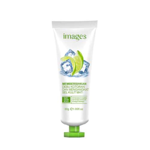 IMAGES Oulisi Exfoliating Gel Mengangkat Sel Kulit Mati Menghilangkan Komedo & Menyamarkan Noda Dark Spot