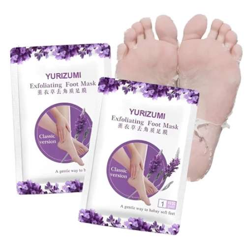 [ COD ] Yurizumi Foot Mask Masker Perawatan Kaki Tumit Kering Pecah2 dan Mengelupas Kulit Mati