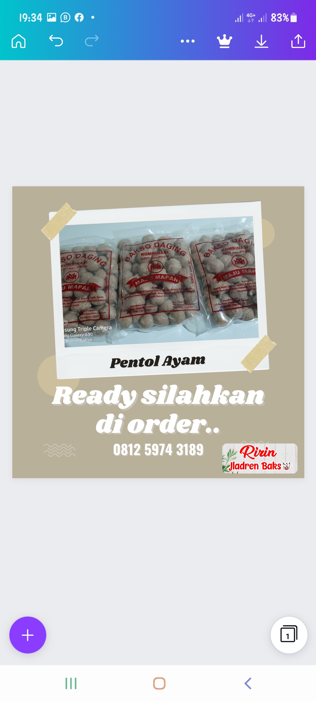 Adonan Bakso And Pentol Kemasan Sinergi Smart Tumbas